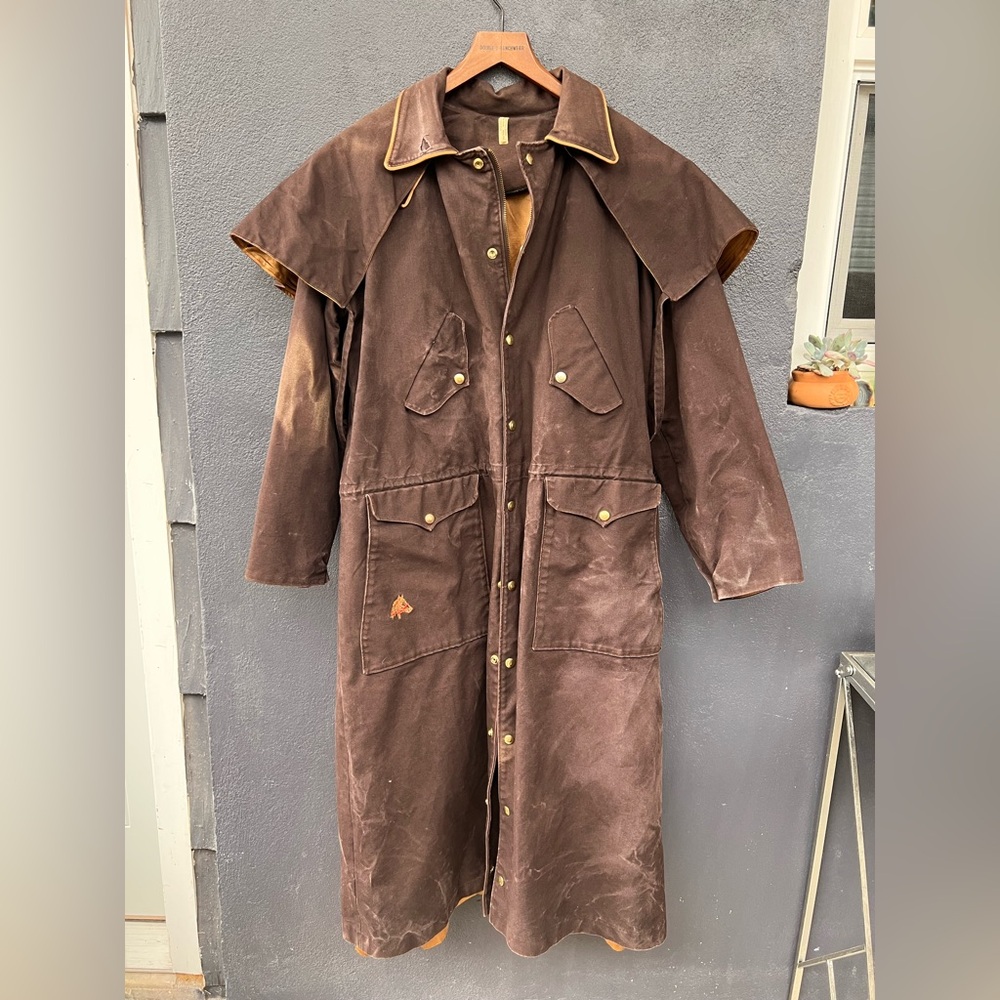 Western Oil Skin Duster